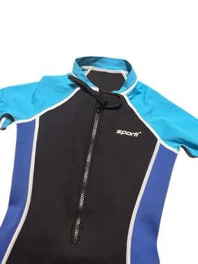 Sporti Kid's UPF 50+ Minnow Short Sleeve Thermal Suit Wetsuit Size 7/8